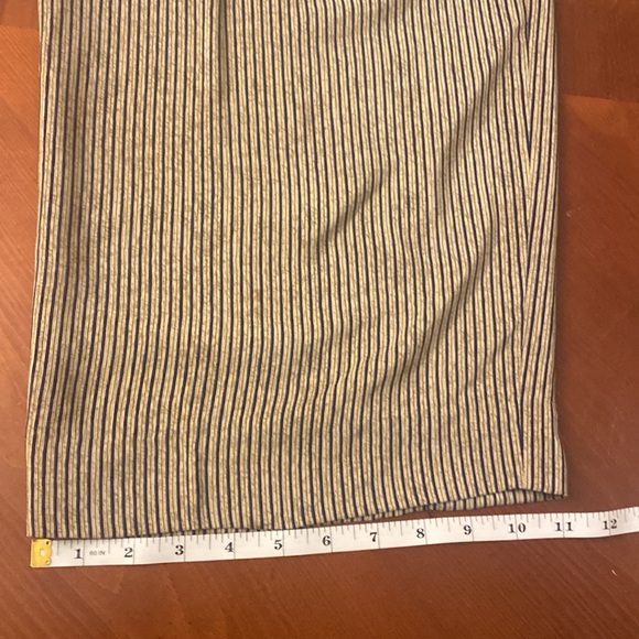 Vintage Linda Allard Ellen Tracy SIZE 6 Trousers Silk High Waist Wide Leg Stripe - Picture 12 of 12